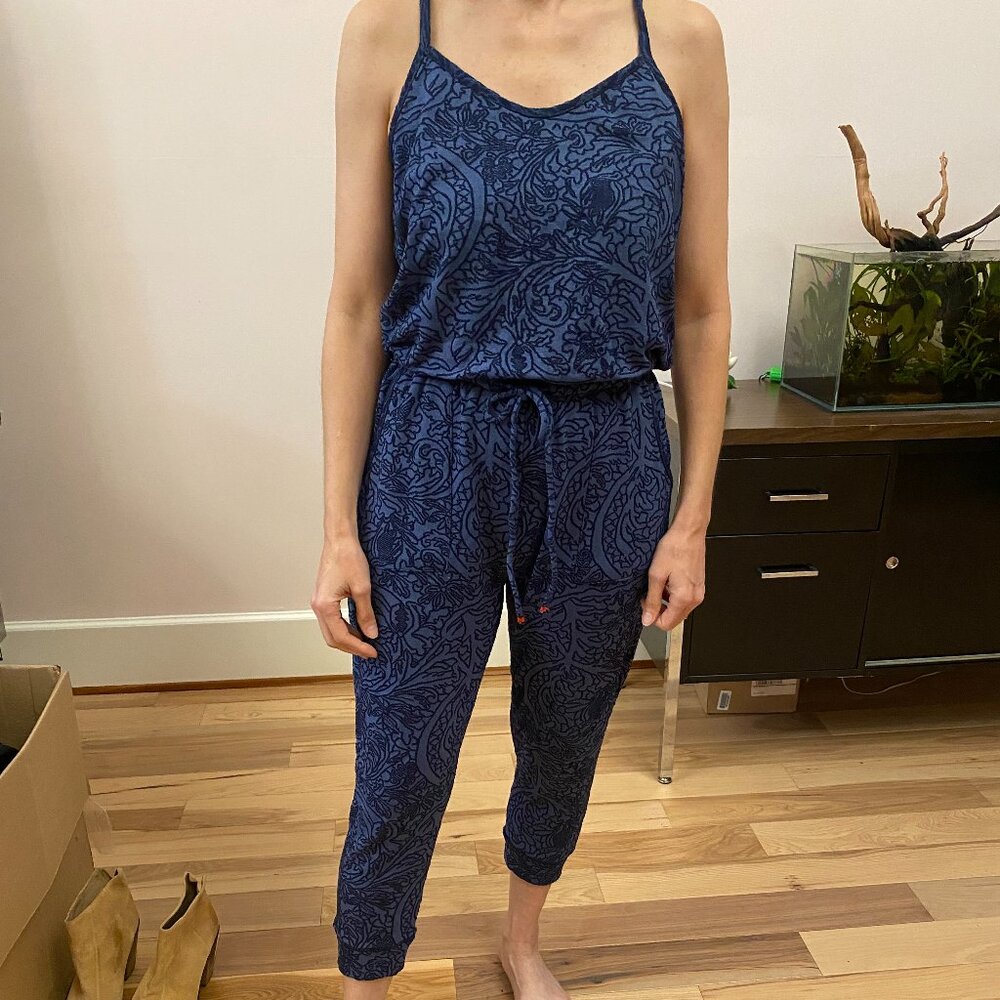 Lucky Lotus Blue Jumpsuit